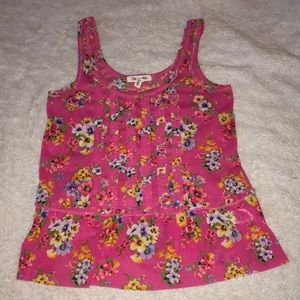 Pink floral top